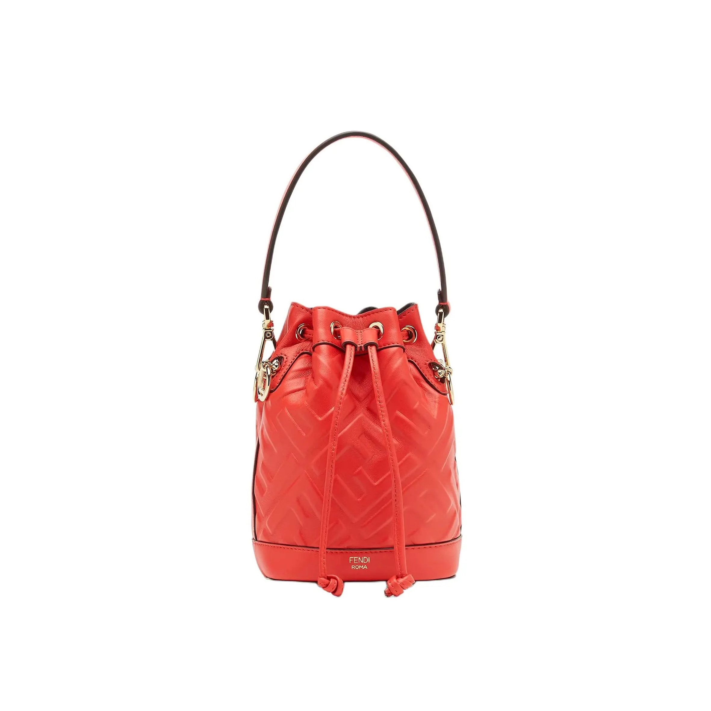 F**di mon tresor leather bag 8bs09anwtf1npy (18*14*12cm)